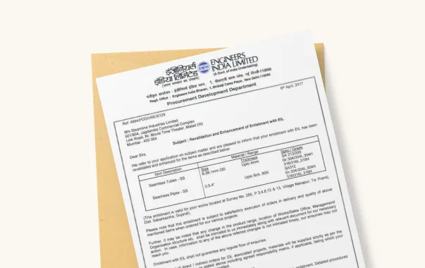 EIL Certificate